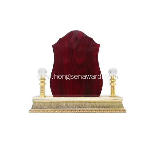 stock quality wooden award plaque